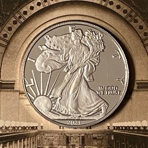 2021 Silver American Eagle replica Silver Round - Collectible w/ COA